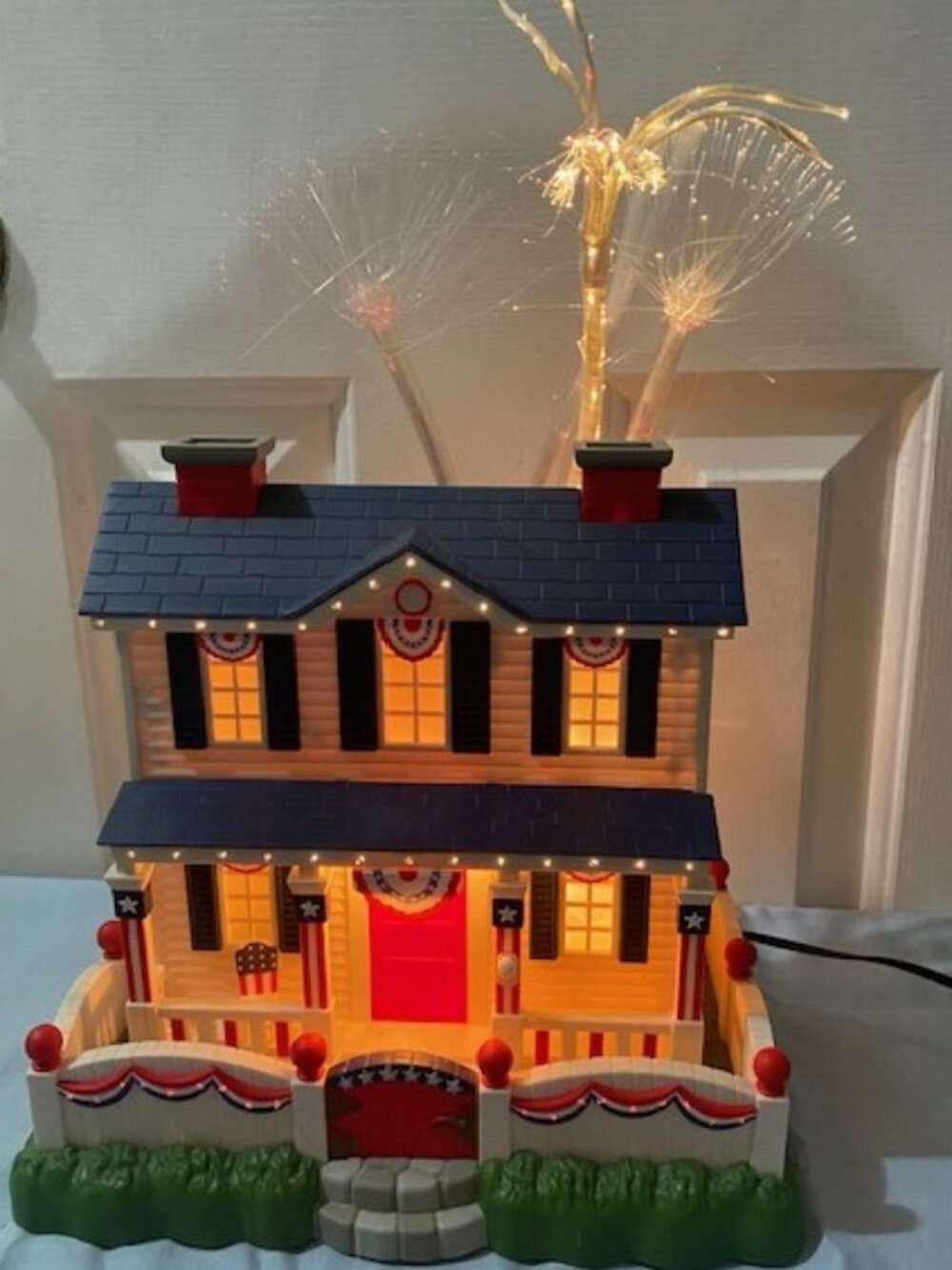 Vintage Avon Lighted Fiber Optic House